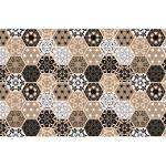 Scandinavian honeycomb mat, various design