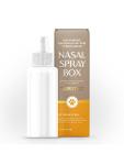 Nasal spray box square bottom shaped small size kraft brown eco-friendly