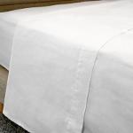 Hotel Bed Sheets - Flat - Percale Cotton/Polyester