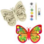 3D Wooden coloring kit Butterfly