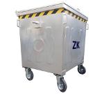 800 Liter Metal Waste Container