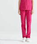Pink medical pants, women - Fuchsia