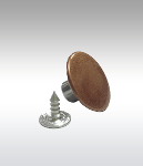 Jb237-20mm Copper Oxide Light Plain – Jean (tack) Buttons 