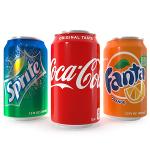 Coca-cola / Fanta / Sprite / Coca-cola zero