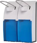 Double wall plate for dosage dispensers