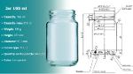 Glass jars 190 ml