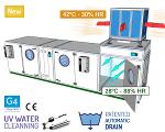 Box adiabatic humidifier