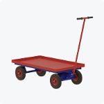 Platform Trolley With Rotary Axis. Tpo