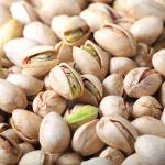 Pistachios blanched  with skin  in shell diced
