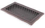 Ventilation fireplace grille DECO 16x32cm copper patina