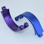 Customized Cnc milling purple anodized aluminum clamp