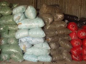 100% COTTON HOSIERY CLIPS (SORTED PER COLOR) BALES WASTE.