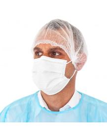 White surgical mask