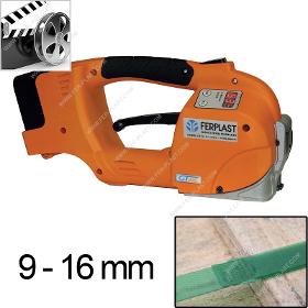 Strapping tool for strapping from 9 to 16 mm GT ONE ECO