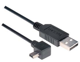 CAA-90LMB5-05M Right Angle USB Cable 0.5m