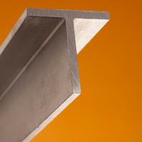 T-beam, hot produced resp. welded, heat treated, pickled,