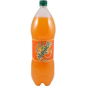 Mirinda, Orange-flavored Carbonated Drink, 2 L