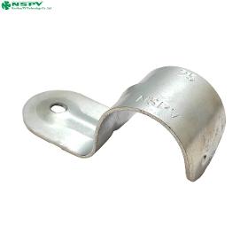 Single pipe clamp single hole saddle tube clip