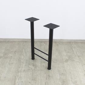 Double H steel legs for tables