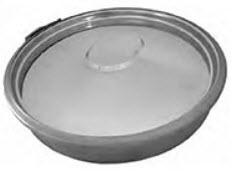 ROUND HATCH WITH CLAMO - Not suitable for pressure or vacuum 215 88 TEN