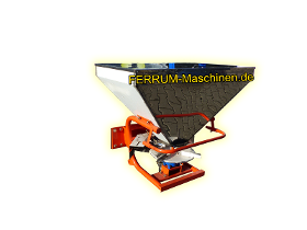 Salt spreader / sand spreader for Ferrum DM yard loader / wheel loader