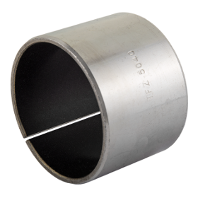 Wrapped composite dry sliding bearing steel / PTFE