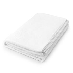 Hotel Bath Sheets - Twisted Yarn - Plain White - 100% Cotton - 500gr
