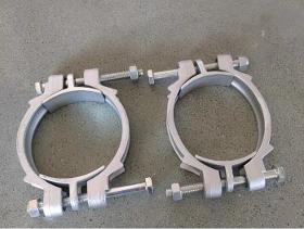 Double bolt clamp for rubber hose SL-600