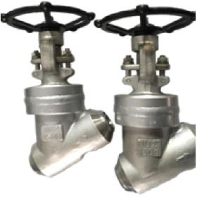 Y-STOP CHECK VALVE, WB, 1500LB, BW(80S), A182-F51 1 1/2" 