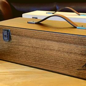 Custome wooden whiskey boxes