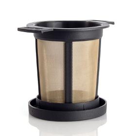 Micro-fine stainless-steel filter with lid / drip-off