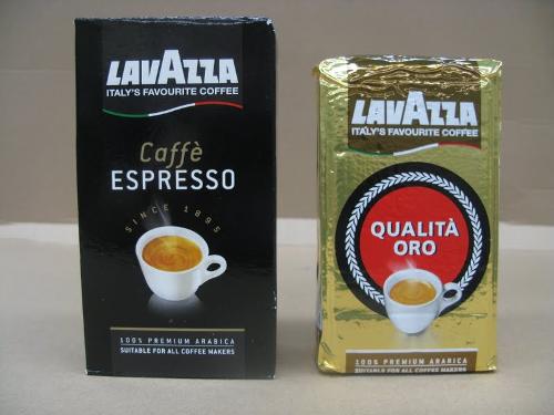 LAVAZZA CAFFE ESPRESSO and ORO 250gr ground Coffee