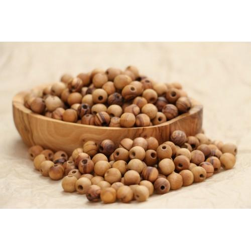 Olive Wood Round Beads 8 mm