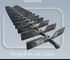 Forged fork link chains