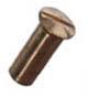 slotted sleeve nut made of brass