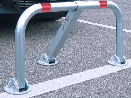Parking barrier ECONOMY with cylinder lock - 960 x 450 mm