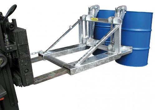 Drum lifter type RS, forklift truck attachment