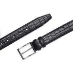 Full Grain Leather Kb-03-croco Suit Belt
