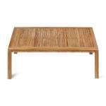 garden table teak wood 200x100x76 cm