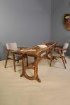 Natural wooden table, work table