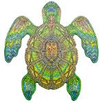 The Green Turtle Wooden Puzzle