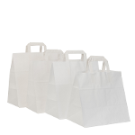 Paper Food Bag White Tile Smooth