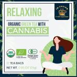 Relaxing - Organic Green Tea with Cannabis (without psychoac