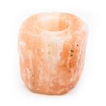 Salt Stone Tea Light Holder Orange/Pink (1 – 1.5 kg)