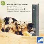 FSM Recycled Plastic Urban Dog Fountain
