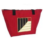 OEM Cheap handbags Printed pattern custom Polyester tote beach bag handbags