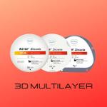 zirconia disc 3D Multilayer
