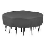 Protective Cover Ovale Table With Garden Chairs