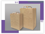 Paper bag with handle natron