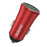 Dudao 3.4A smart car charger 2x USB red (R6S red)